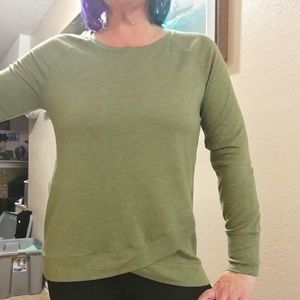 Olive Green St John's Bay Long Sleeve top Size Medium